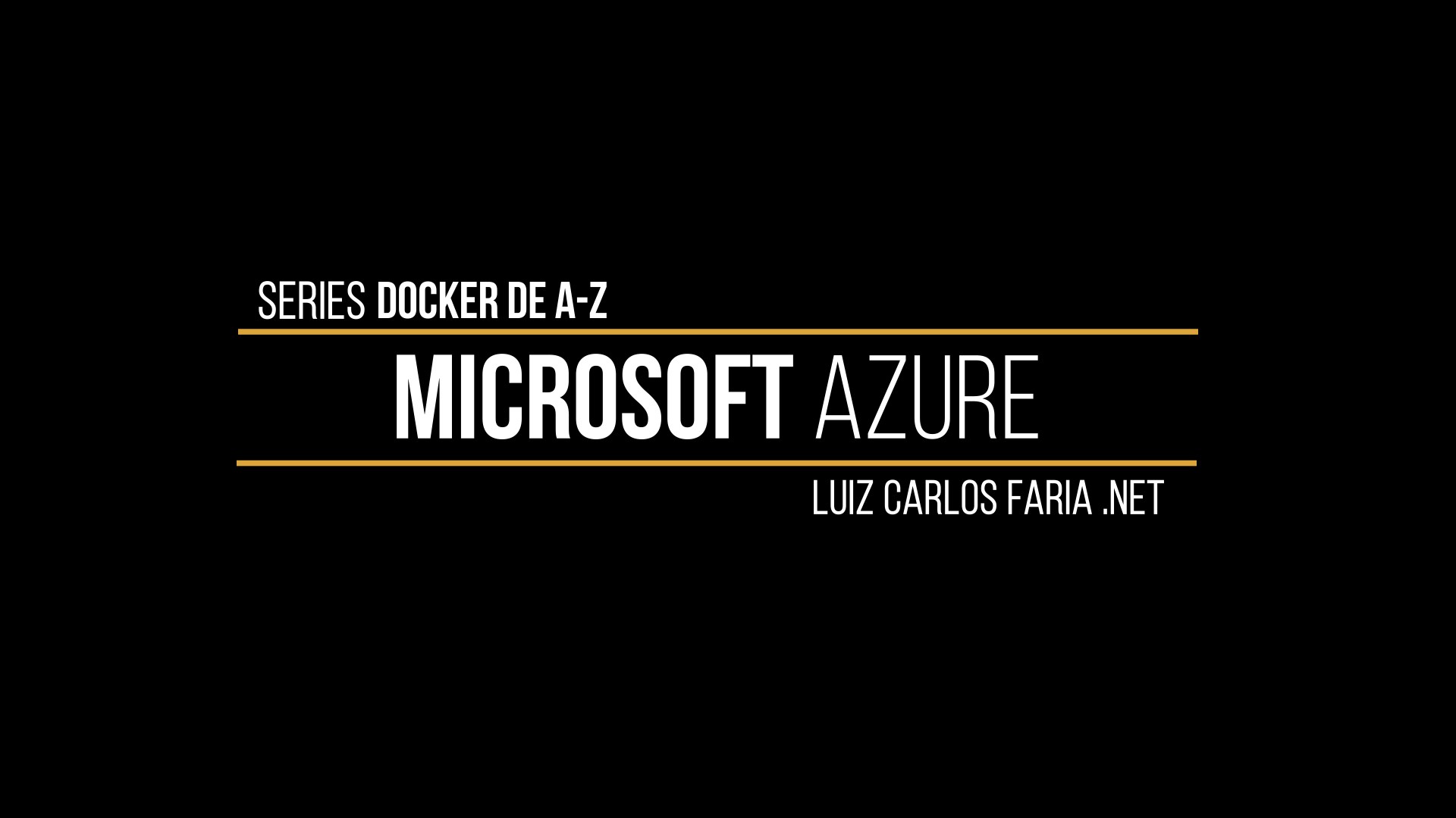 Docker – de A a Z – 07 Microsof Azure