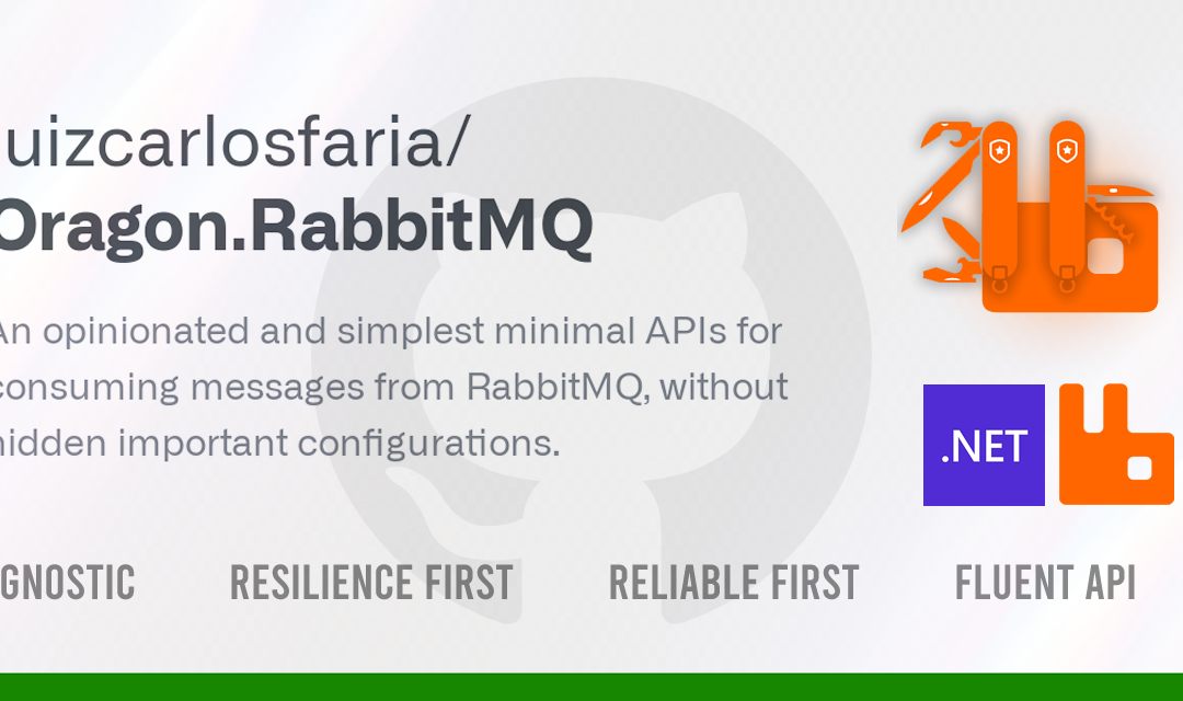 Mininal API para RabbitMQ – Oragon.RabbitMQ 1.0 foi lançado!